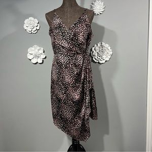 BCBGMaxAzria midi wrap dress